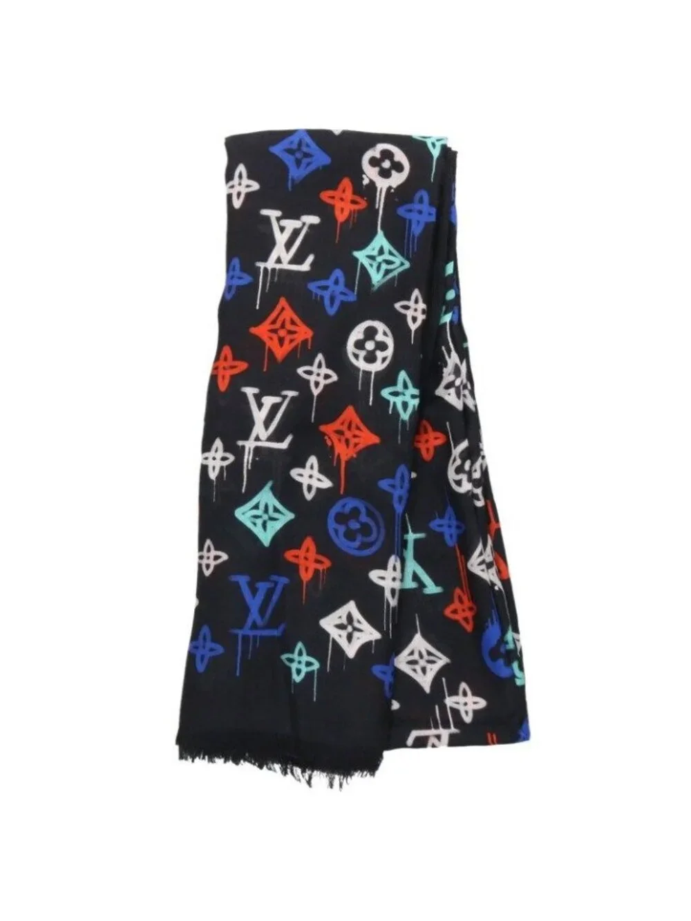 Louis Vuitton Room with a View Graffiti Monogram Large Scarf